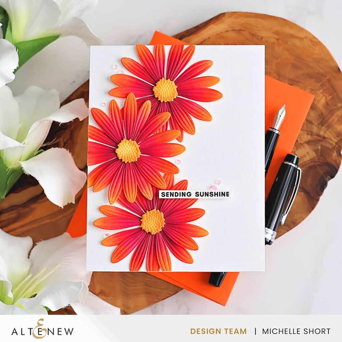 Lush Botanicals: African Daisy 3D Embossing Folder & Die Set