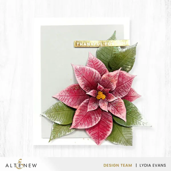Hovedbilde Lush Botanicals: Poinsettia 3D Embossing Folder & ...