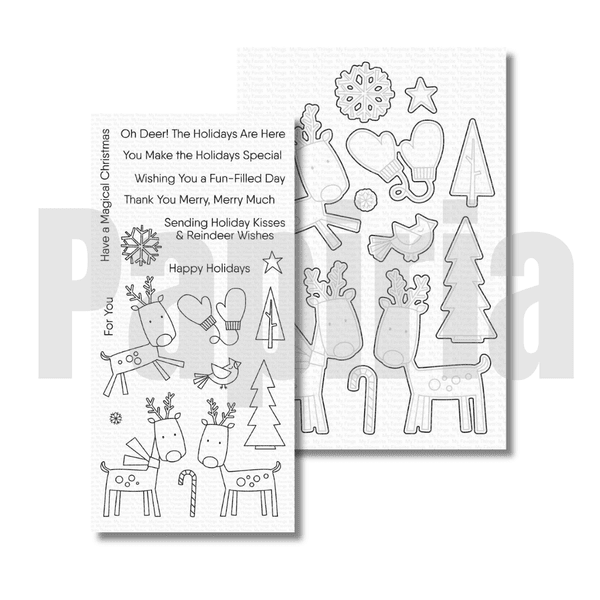 Hovedbilde MFT Reindeer Games stamp and die set