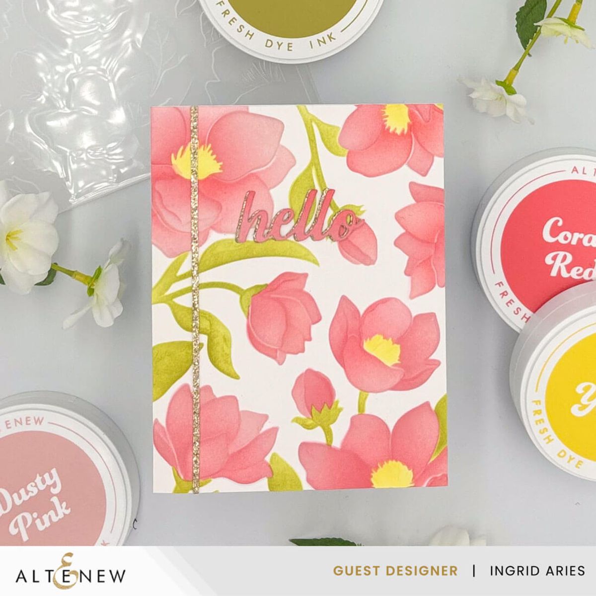 Altenew Magnolia Dreams Stencil Set