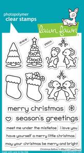 Bilde av Lawn Fawn Christmas Before 'n Afters Stamp Set