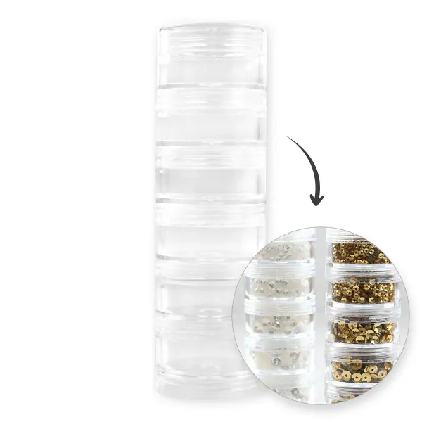 Hovedbilde Sequin Storage Stackable Containers