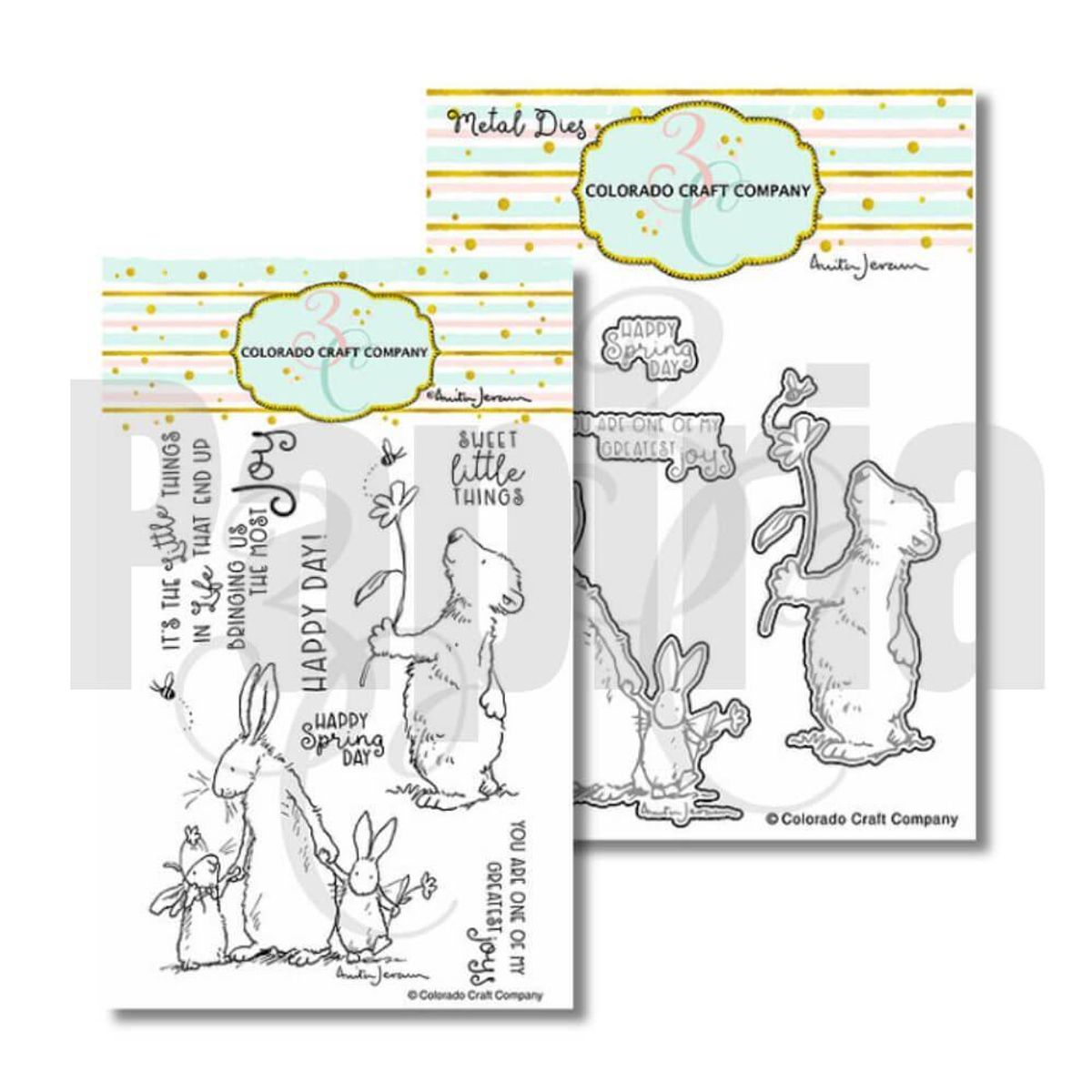 3C/ Anita Jeram Happy Day! stamp and die set