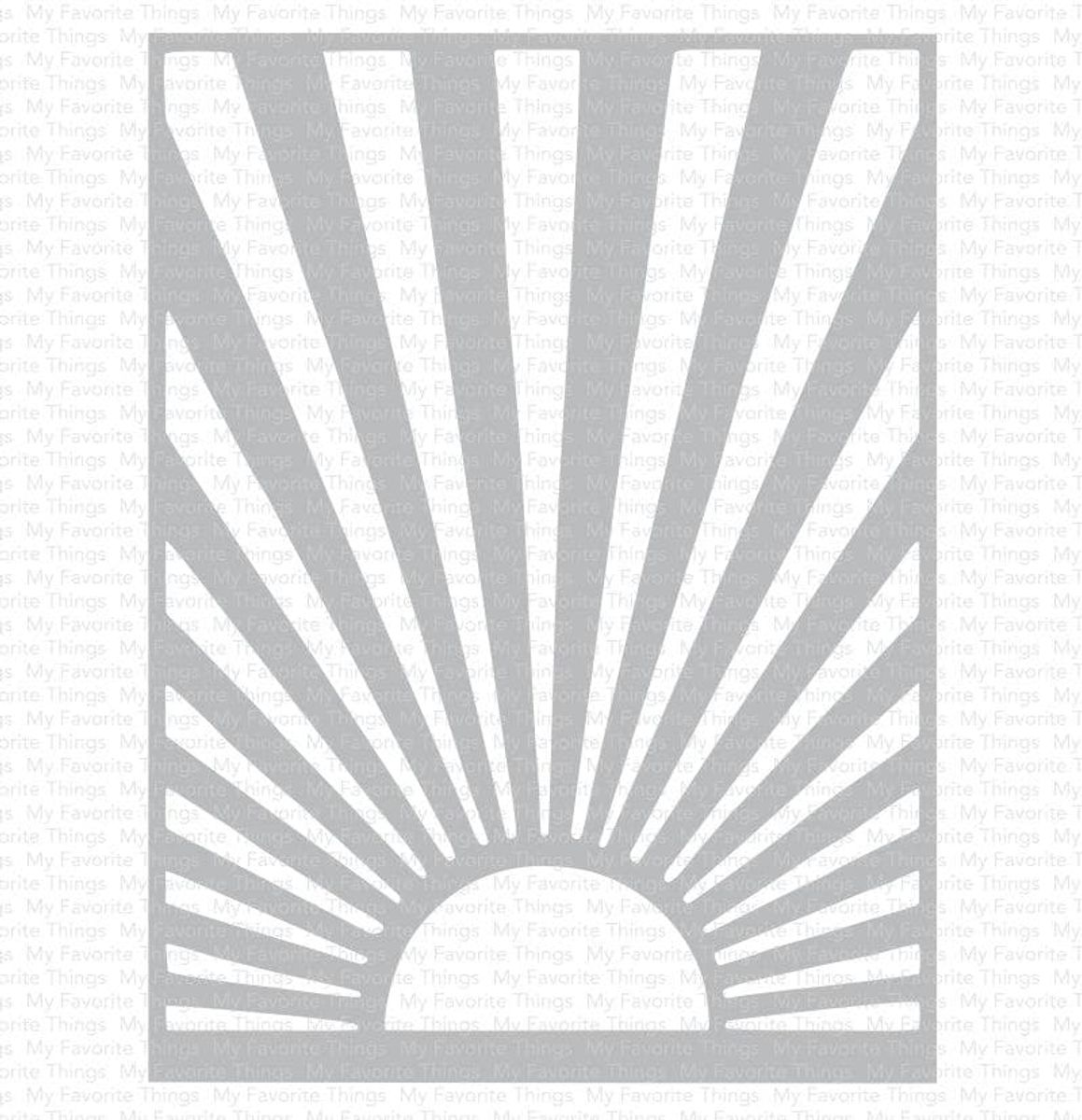 MFT Sunny Rays stencil