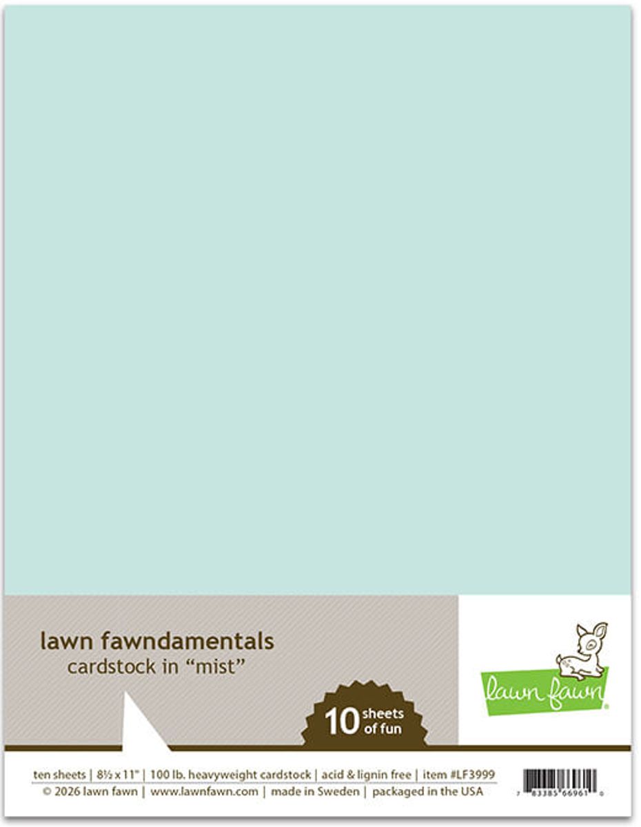 Lawn Fawn Cardstock - Mist