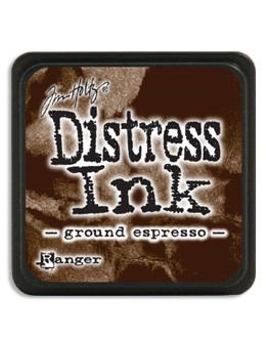 Mini Distress Ink Pad Ground Espresso