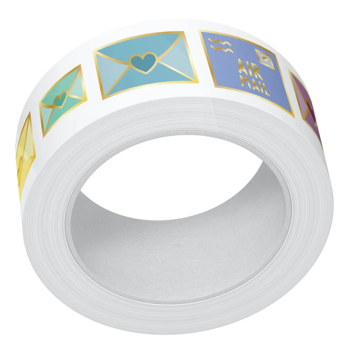 Lawn Fawn Foiled Washi Tape - Happy Mail