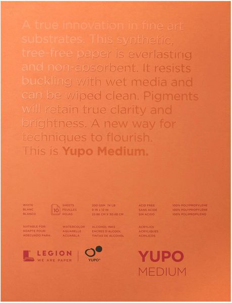 Hovedbilde Legion Yupo Medium white paper 9
