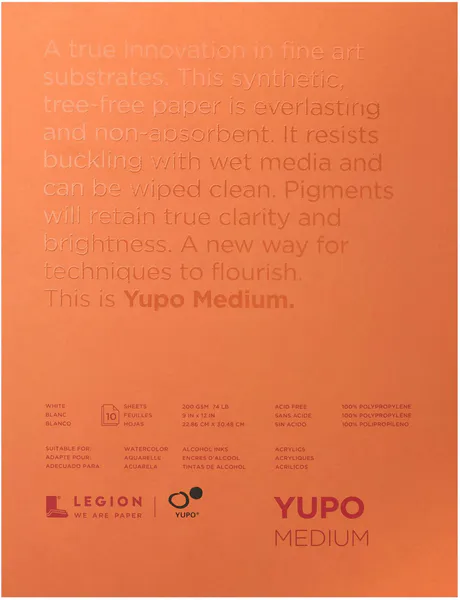 Hovedbilde Legion Yupo Medium white paper 9