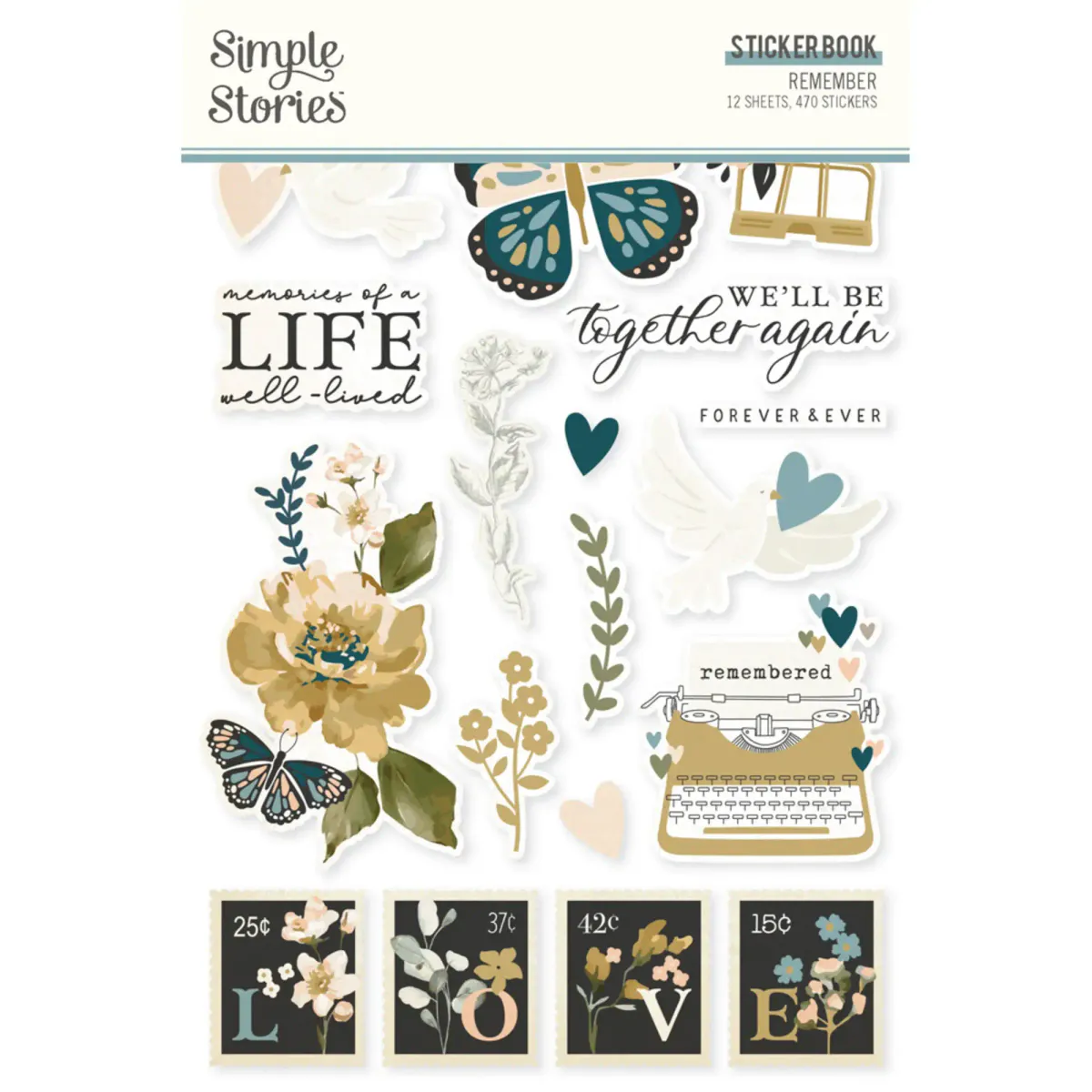 Simple Stories Sticker Book Remember
