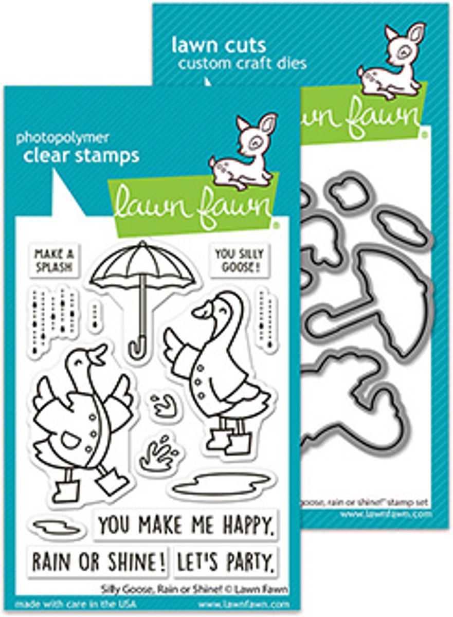 Lawn Fawn Silly Goose, Rain or Shine! Bundle