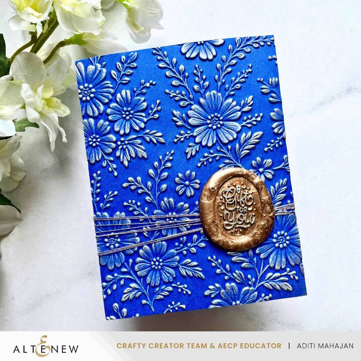 Piped Floral Lace 3D Embossing Folder
