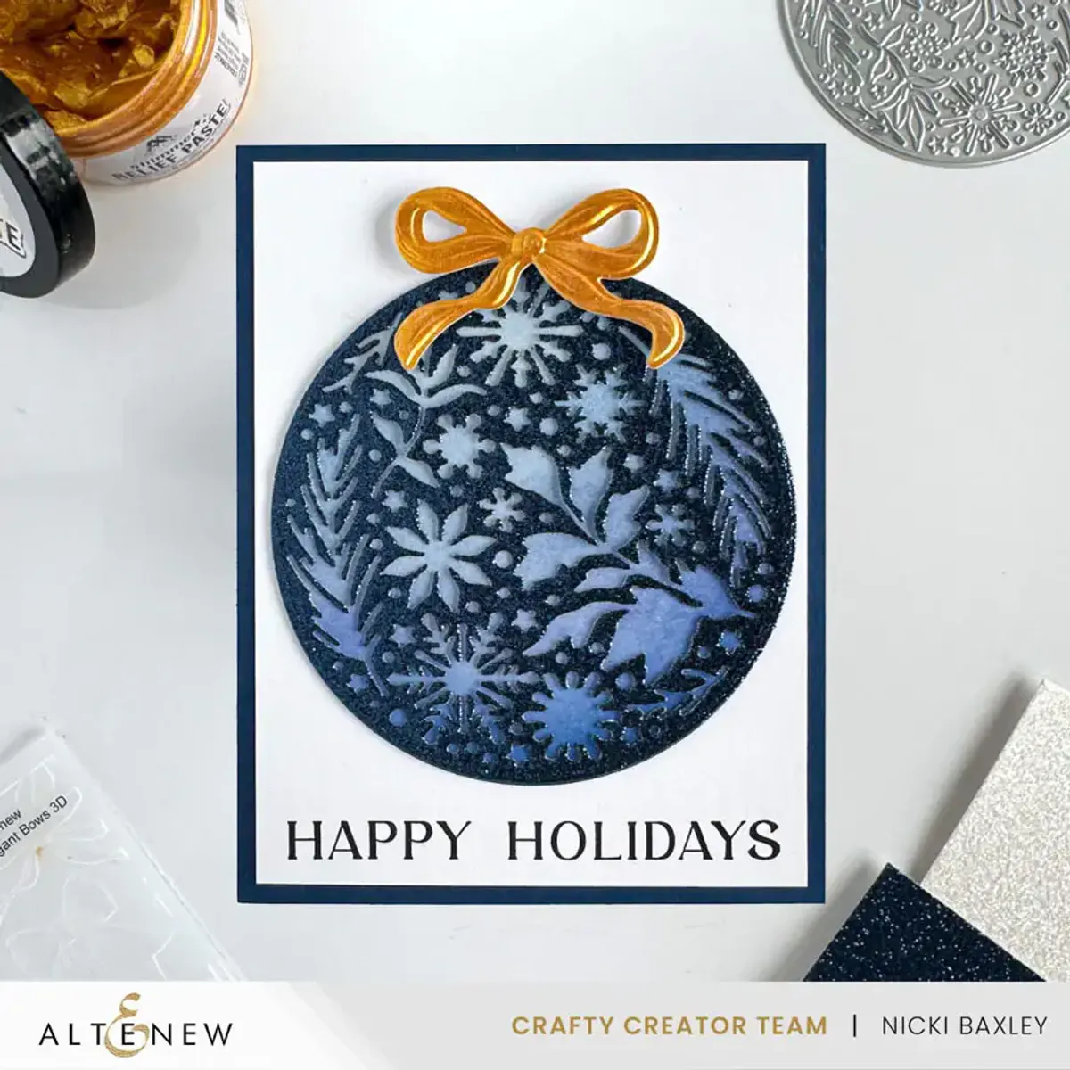 Altenew Glitter Cardstock Set - Sapphire