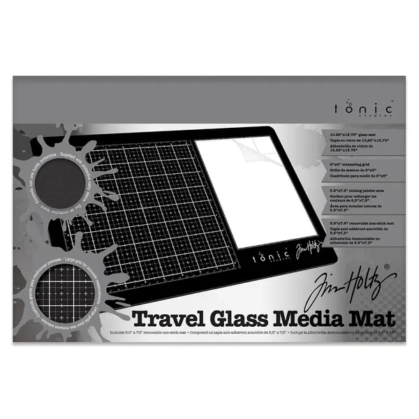 Hovedbilde Tonic Studios/ Tim Holtz Travel Glass Media Mat