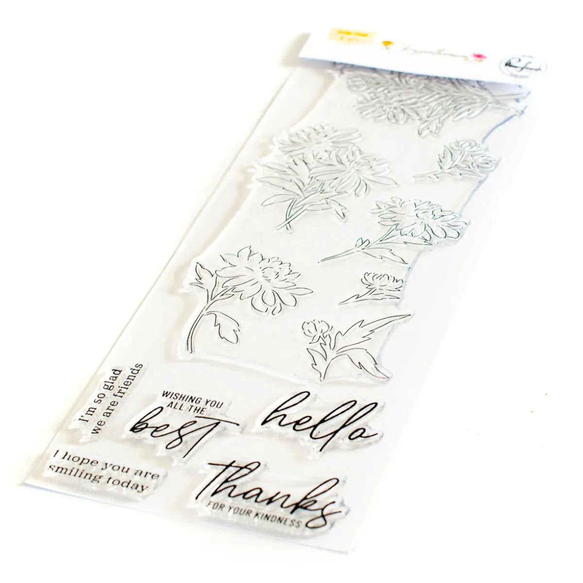 Pinkfresh Studio Chrysanthemum stamp set
