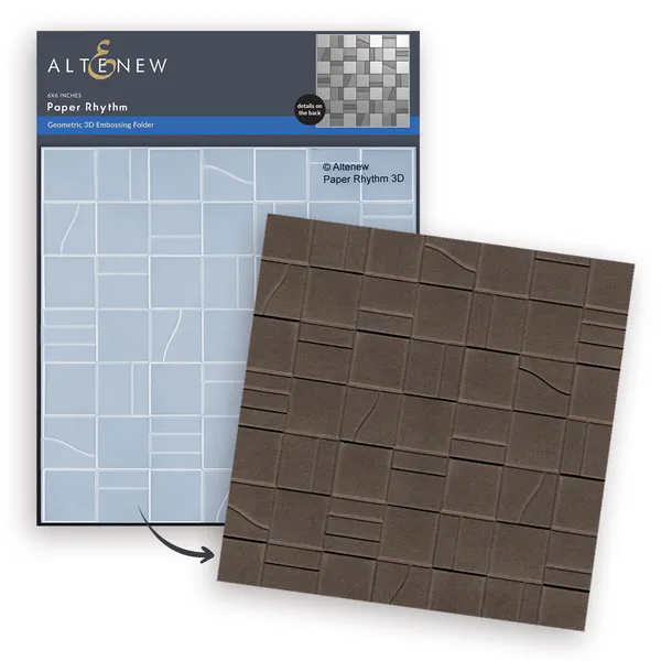 Hovedbilde Paper Rhythm 3D Embossing Folder