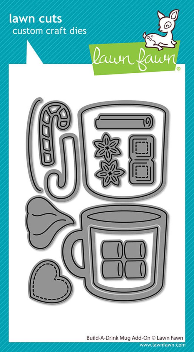 Lawn Fawn Build-A-Drink Mug Add-On Dies