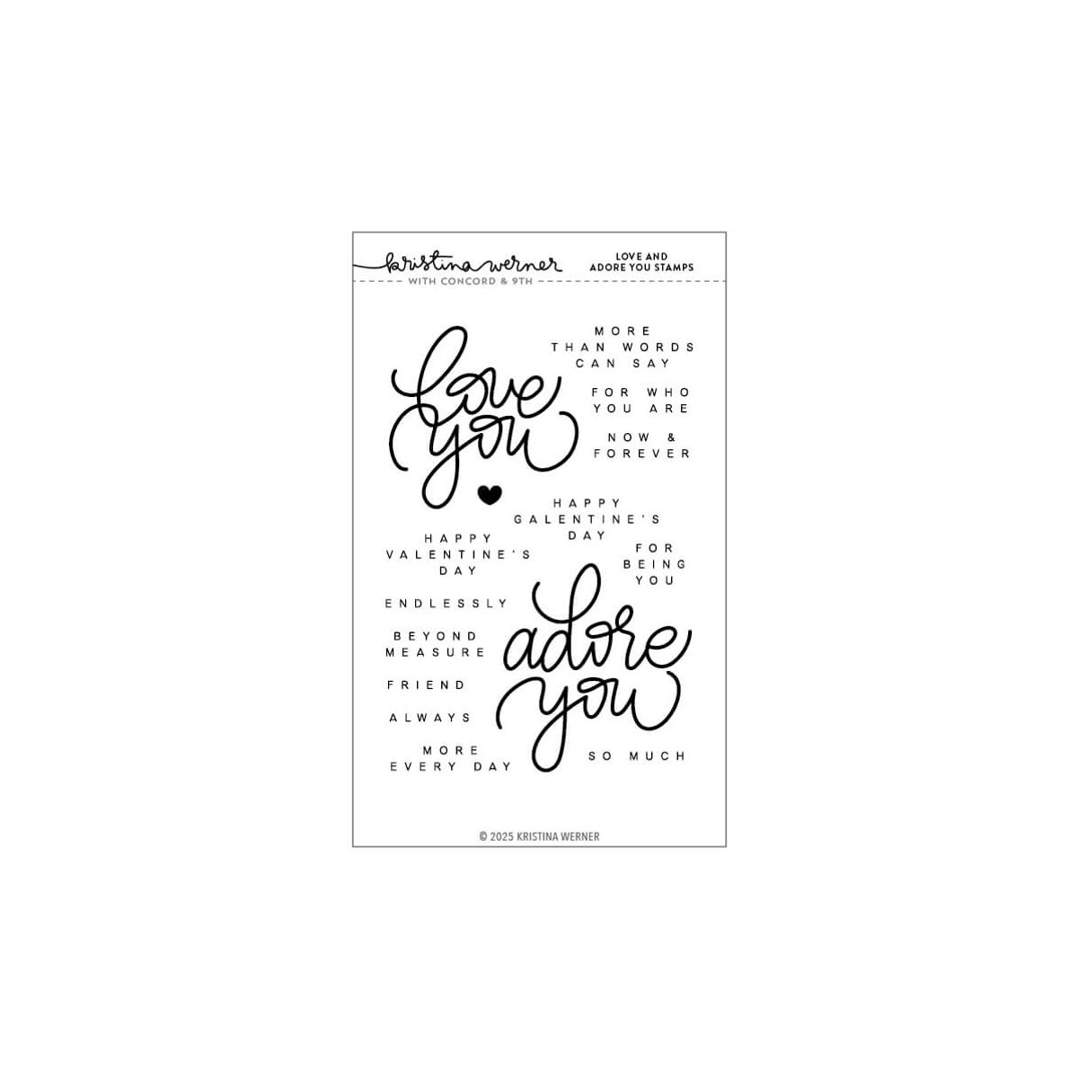 Kristina Werner Love and Adore You Bundle