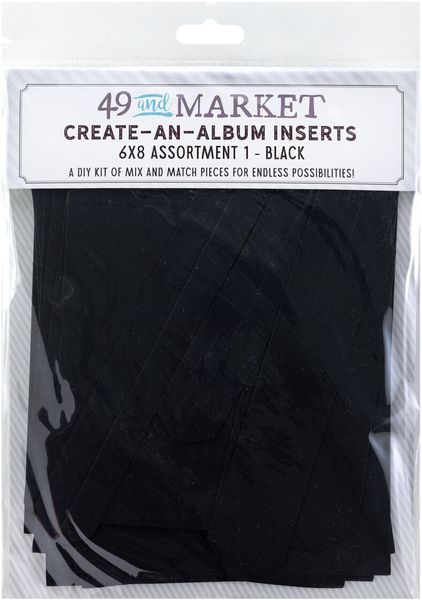 Hovedbilde Create-an-Album Inserts Assortment 1 - Black