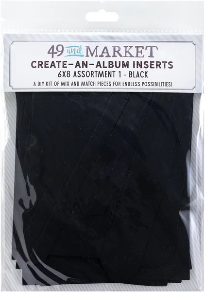 Hovedbilde Create-an-Album Inserts Assortment 1 - Black