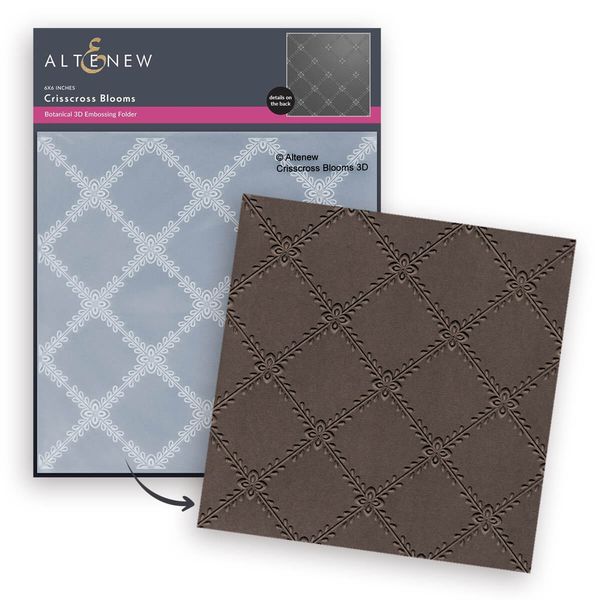 Hovedbilde Altenew Crisscross Blooms 3D Embossing Folder