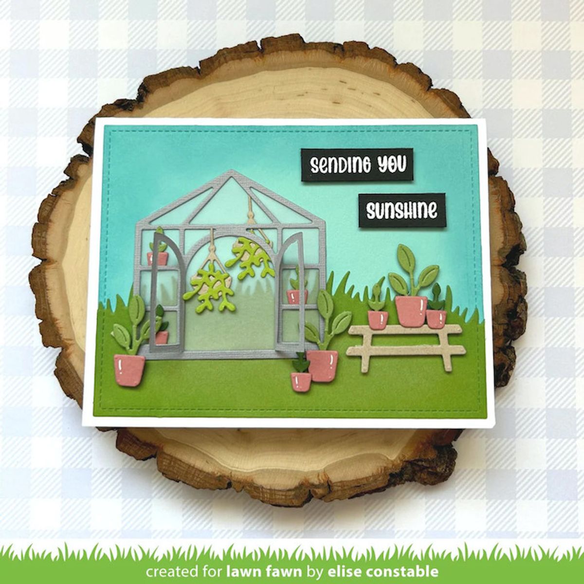 Lawn Fawn Build-A-Greenhouse Dies