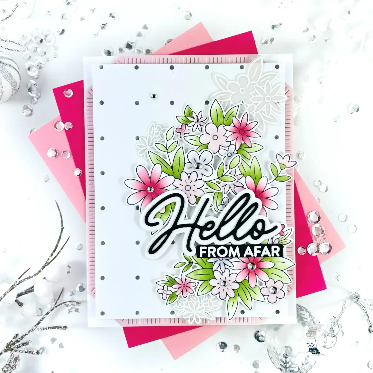 Pinkfresh Studio Basic Sentiments stamp set