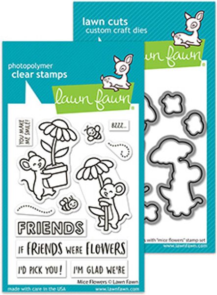Hovedbilde Lawn Fawn Mice Flowers Bundle