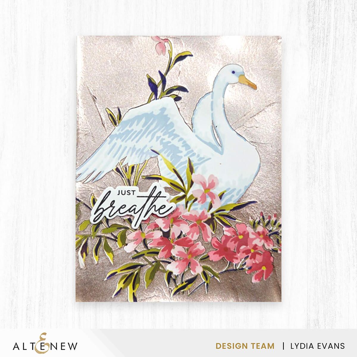 Stencil Art: Swan Serenade Layering Stencil Set
