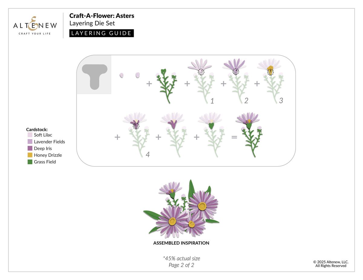Altenew Craft-A-Flower: Asters