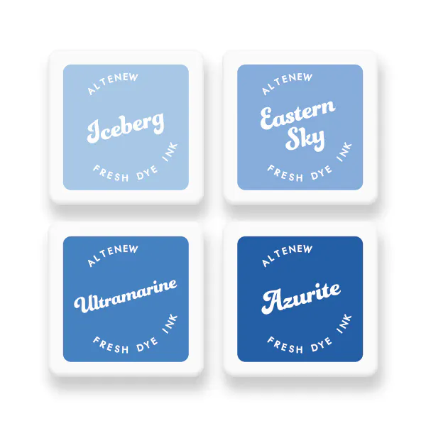 Bilde av Altenew Lapis Lazuli Fresh Dye Ink Mini Cube Set