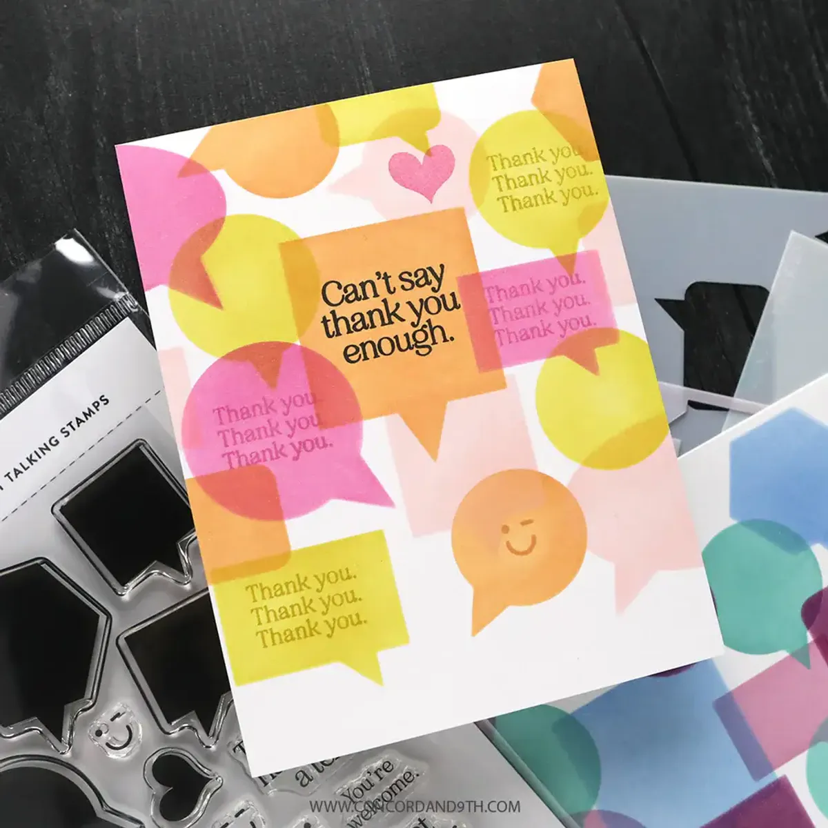 Kristina Werner Just Talking Stencil Pack