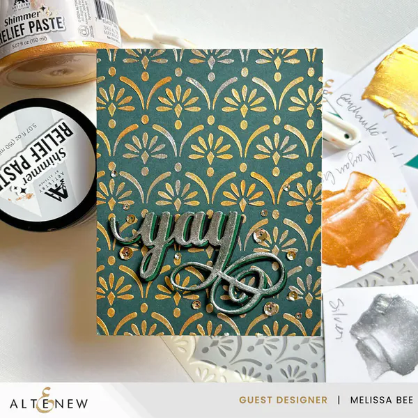 Hovedbilde Altenew Cascading Elegance Stencil