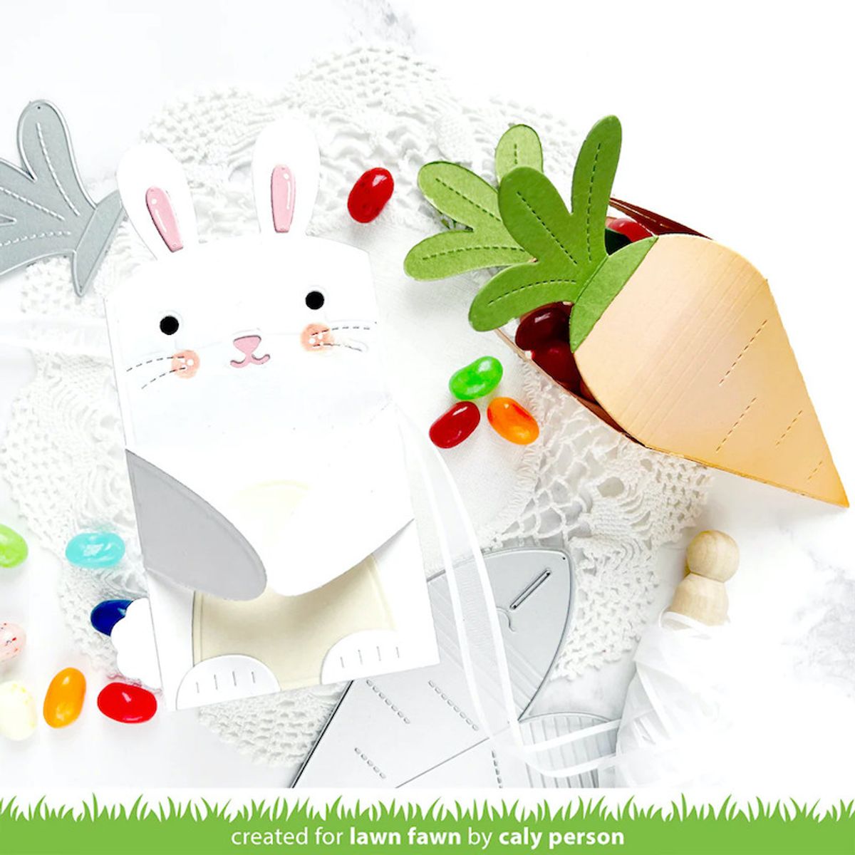 Lawn Fawn Carrot Treat Box Dies