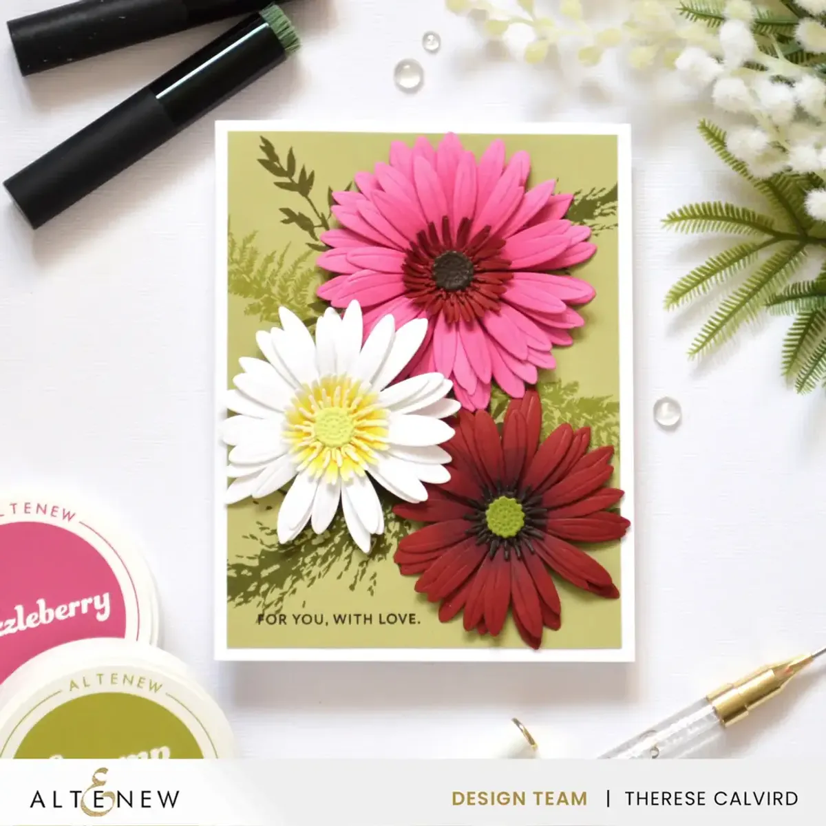 Craft-A-Flower: Gerbera Daisy Layering Die Set