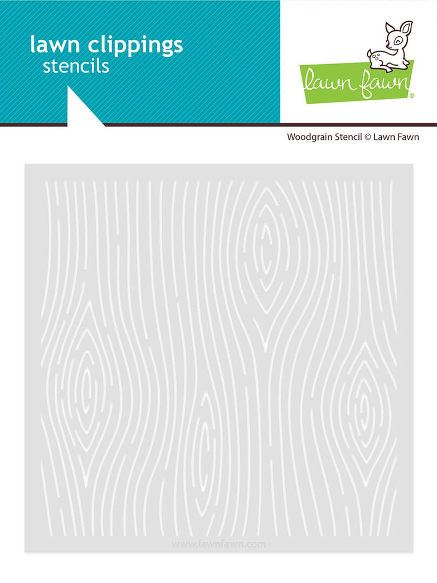 Lawn Fawn Woodgrain Stencil