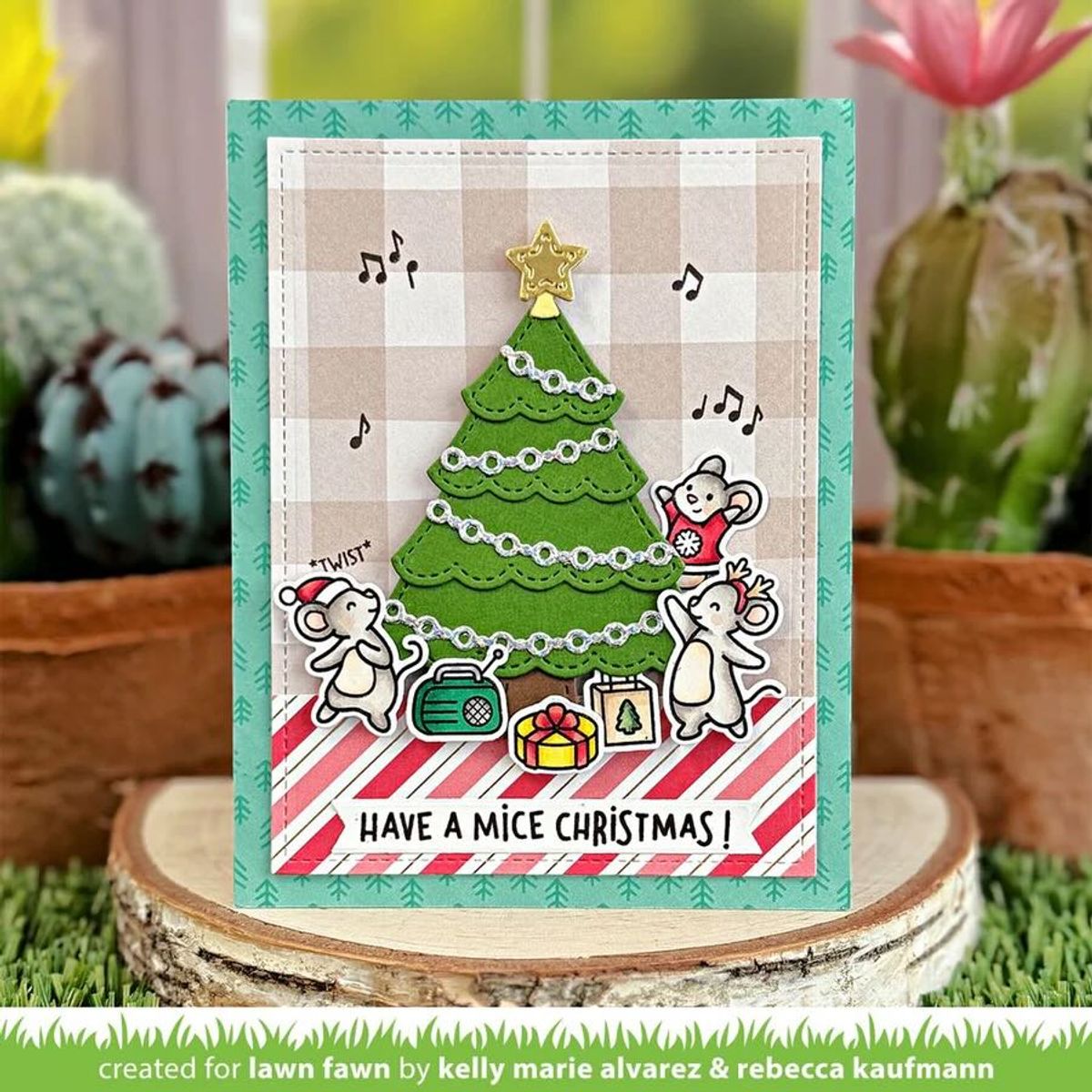 Lawn Fawn Cheesy Christmas Stamp Set