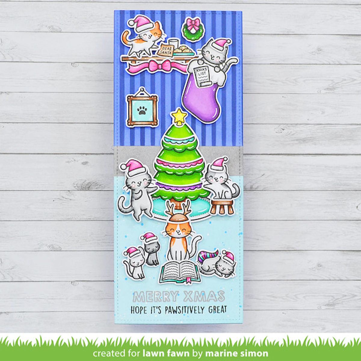 Lawn Fawn Pawsitive Christmas Stamp Set