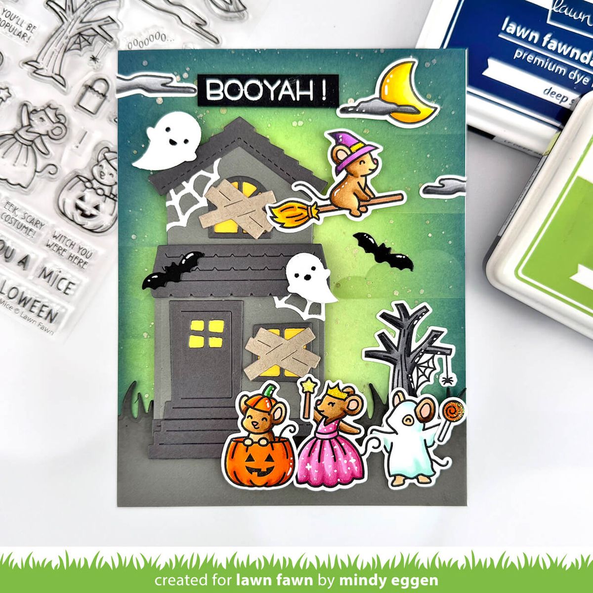 Lawn Fawn Halloween Mice Bundle