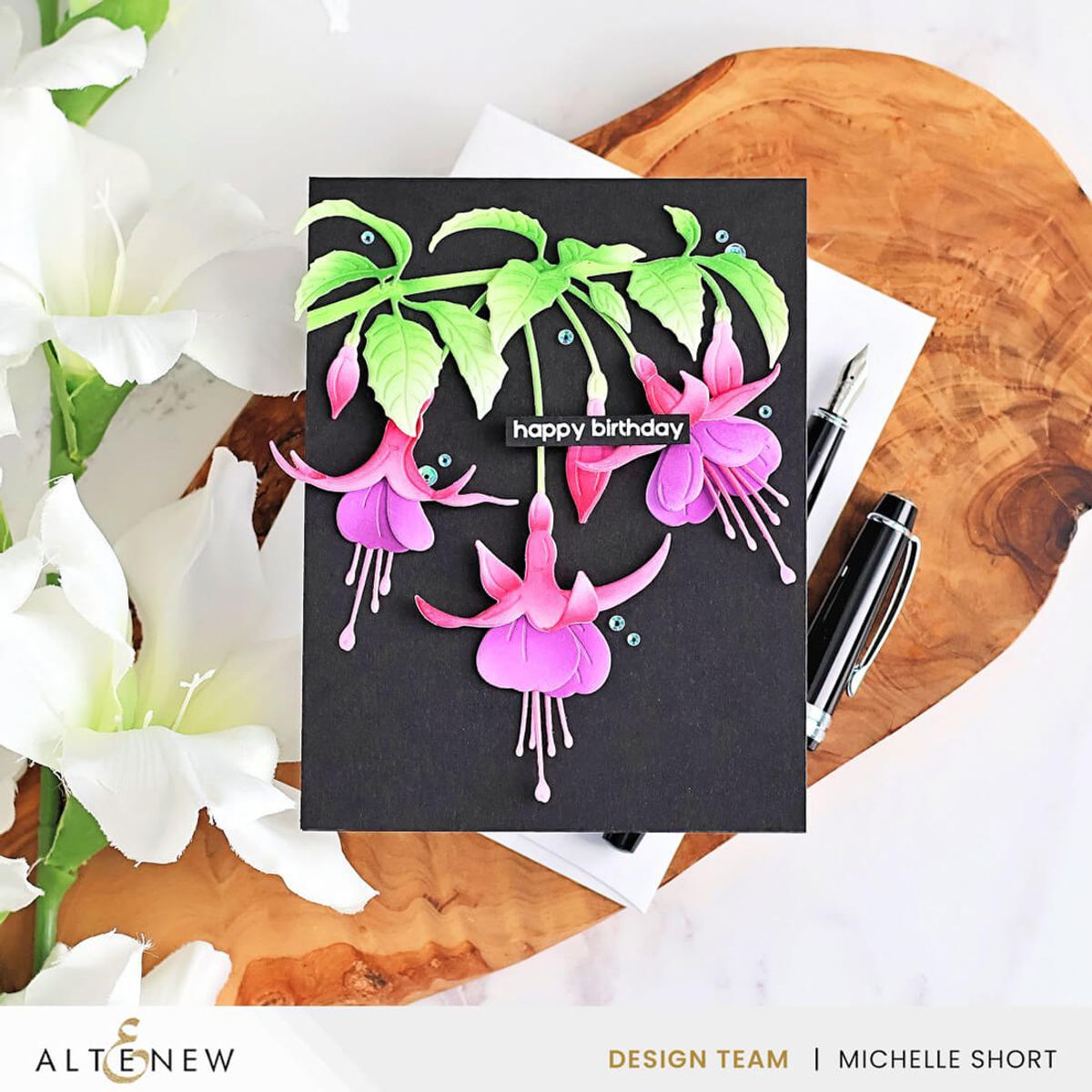 Craft-A-Flower: Fuchsia Layering Die Set