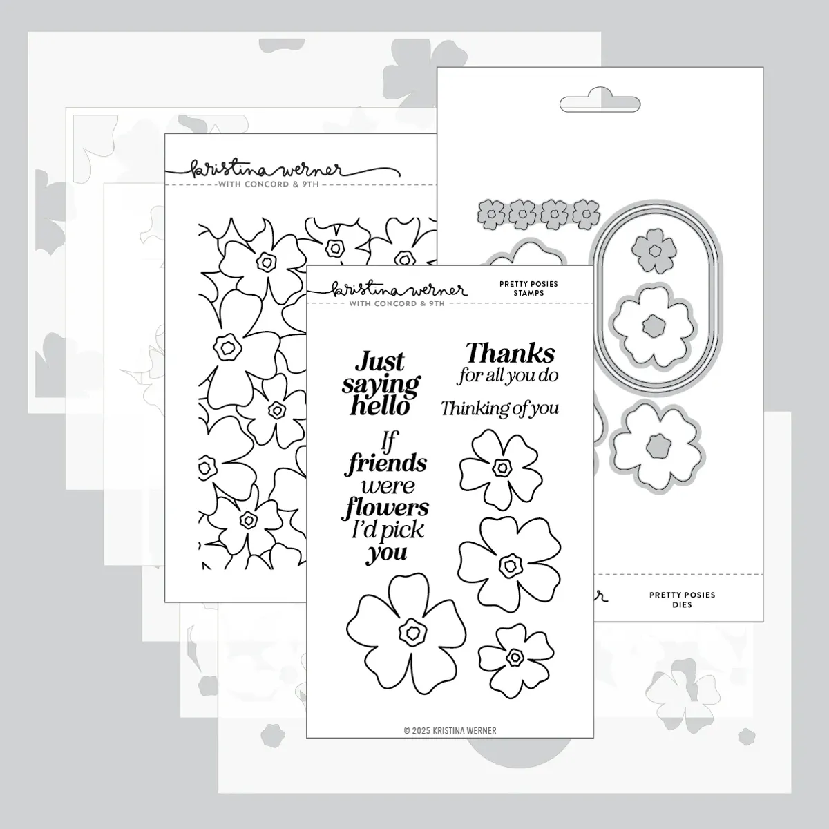 Kristina Werner Pretty Posies Bundle